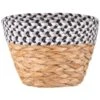 B&M Oia Small Two Tone Basket - Blue & White -Cozy Living Home Store 381871 ola basket dark blue grey