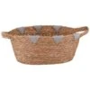B&M Edessa Triangle Wicker Basket - Grey -Cozy Living Home Store 381893 edessa grey diamond wicker basket