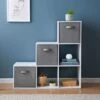 Lokken 1-2-3 Shelving Unit & Baskets - White 2 Lokken 1-2-3 Shelving Unit & Baskets - White -Cozy Living Home Store 383073 lokken 1 2 3 cube white with 3 baskets