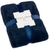 B&M Waffle Throw - Navy -Cozy Living Home Store 383150 waffle throw navy