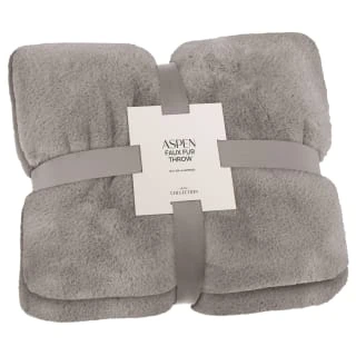 Cozy Living Home Store -Cozy Living Home Store 383178 aspen throw grey 5