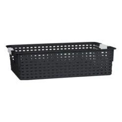 B&M Set Of Three Storage Baskets - Black -Cozy Living Home Store 384207 3pk storage boxes black 4