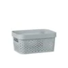 B&M Medium Rectangular Spot Storage Basket - Grey -Cozy Living Home Store 384230 rectangular medium spot basket grey