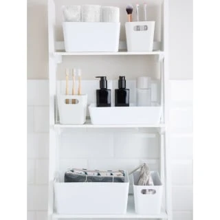 Soho Storage Tray 6 X 25.5 X 17cm - White 4 Soho Storage Tray 6 X 25.5 X 17cm - White - Image 2