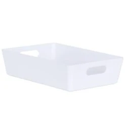 Soho Storage Tray 6 X 25.5 X 17cm - White