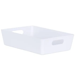Soho Storage Tray 6 X 25.5 X 17cm - White 3 Soho Storage Tray 6 X 25.5 X 17cm - White