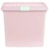 B&M Waffle Clip Box Storage Cube 14L - Dusty Pink -Cozy Living Home Store 384965 dusky pink 14l waffle clip box cube.5