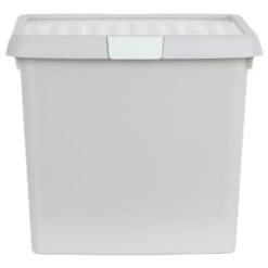 B&M Waffle Clip Box Storage Cube 14L - Grey