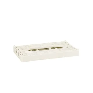 Mini Stacking Fold Flat Crate 22.2 X 15 X 8.7cm - Cream 4 Mini Stacking Fold Flat Crate 22.2 X 15 X 8.7cm - Cream - Image 2