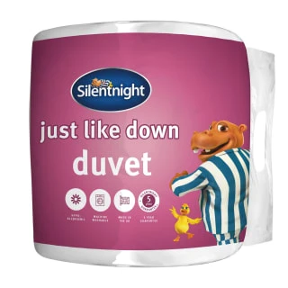 Silentnight Just Like Down 13.5 Tog Duvet - Single 3 Silentnight Just Like Down 13.5 Tog Duvet - Single