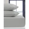 Silentnight Light Grey Pillowcase Pair 2 Silentnight Light Grey Pillowcase Pair -Cozy Living Home Store 385346 385347 385348 385349 light grey pillow pair single double king sheet
