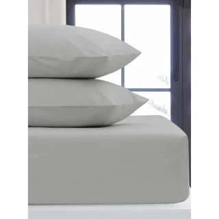 Silentnight Double Fitted Sheet - Light Grey 3 Silentnight Double Fitted Sheet - Light Grey