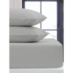 Silentnight Light Grey Pillowcase Pair