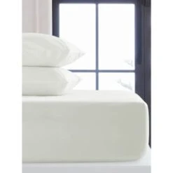 Silentnight Cream Double Fitted Sheet