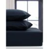 Silentnight Navy Pillowcase Pair -Cozy Living Home Store 385381 385382 385383 385384 navy pillow pair signle double king sheet 1