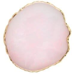 B&M Agate Style Tray - Pink