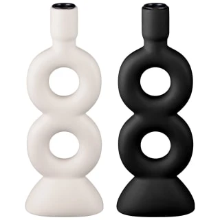 B&M Dinner Candle Holder - Black 4 B&M Dinner Candle Holder - Black - Image 2