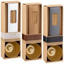 B&M Unwind Incense Sticks & Holder - Ylang Ylang, Rose, Patchouli -Cozy Living Home Store 387610 387611 387613 incense sticks and holder group 1