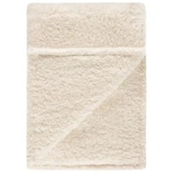 Simply Everyday Teddy Rolled Throw - Cream -Cozy Living Home Store 388689 simply teddy rolled throw cream 2