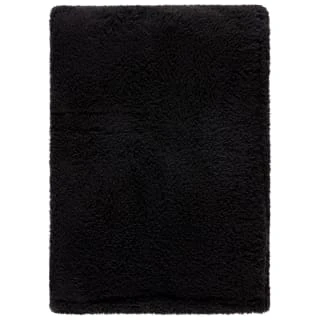 Simply Everyday Teddy Rolled Throw - Black 5 Simply Everyday Teddy Rolled Throw - Black - Image 3