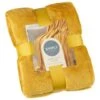Simply Everyday Super Soft Throw - Ochre -Cozy Living Home Store 388706 simply super soft throw ochre