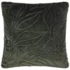 B&M Leaf Velvet Quilted Cushion - Green -Cozy Living Home Store 388745 woodland green leaf cushion