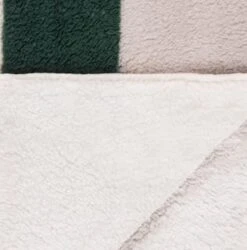 B&M Highland Green Check Sherpa Doublesided Throw 9 B&M Highland Green Check Sherpa Doublesided Throw -Cozy Living Home Store 388770 highland green check sherpa throw 4