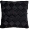 B&M Rubin Black Velvet Basket Weave Cushion 2 B&M Rubin Black Velvet Basket Weave Cushion -Cozy Living Home Store 388798 black rubin velvet basket weave cushion