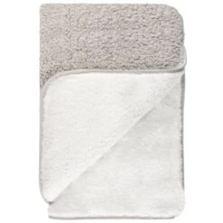 B&M Montana Two Tone Sherpa Throw - Natural -Cozy Living Home Store 388815 montana sherpa throw 3