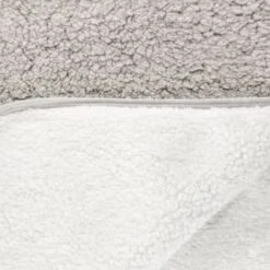 B&M Montana Two Tone Sherpa Throw - Natural -Cozy Living Home Store 388815 montana sherpa throw 4