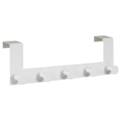 B&M Heavy Duty Over The Door Hooks 5pk -Cozy Living Home Store 389256 5 heavy duty overdoor hooks 2