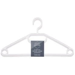 B&M Swivel Hook Hangers 8pk - White