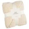 B&M Alba Waffle Sherpa Throw -Cozy Living Home Store 390765 alba waffle sherpa throw