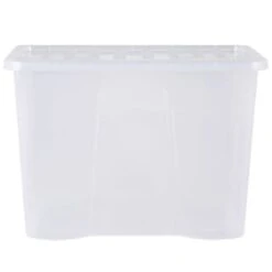 B&M Extra Large Storage Box With Lid -Cozy Living Home Store 391380 clear 80l storgae box and lid