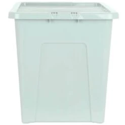 B&M Storage Box With Lid 80L - Sage 10 B&M Storage Box With Lid 80L - Sage -Cozy Living Home Store 391384 sage 80l storage box and lid 2