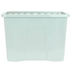 B&M Storage Box With Lid 80L - Sage 9 B&M Storage Box With Lid 80L - Sage -Cozy Living Home Store 391384 sage 80l storage box and lid