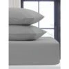 Simply Everyday Silver Double Fitted Sheet 2 Simply Everyday Silver Double Fitted Sheet -Cozy Living Home Store 391656 391657 391660 391661 silver pillow pair single double king sheet 2