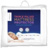 B&M Triple Filled Mattress Protector - Double -Cozy Living Home Store 391977 391978 home and co triple filled mattress protector double king size