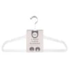 B&M Adult Clear Plastic Hanger 6pk 1 B&M Adult Clear Plastic Hanger 6pk -Cozy Living Home Store 392151 6pk clear plastic hangers