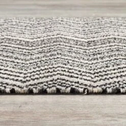 B&M Buddy Chevron Mono Doormat -Cozy Living Home Store 392186 buddy chevron mat mono 2