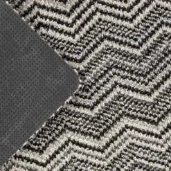 B&M Buddy Chevron Mono Doormat -Cozy Living Home Store 392186 buddy chevron mat mono 3