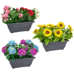 Bloom Basic Window Box - Hydrangea 7 Bloom Basic Window Box - Hydrangea -Cozy Living Home Store 392827 basic window box group
