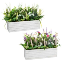 Bloom Extra Large Window Box - White -Cozy Living Home Store 392833 extra large window box multi