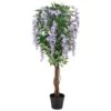 Bloom Wysteria Tree In Pot - Purple 1 Bloom Wysteria Tree In Pot - Purple -Cozy Living Home Store 392870 4ft wysteria tree purple