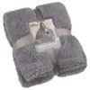 Home Essentials Teddy TV Blanket - Charcoal -Cozy Living Home Store 393425 home essentials teddy tv blanket charcoal 5