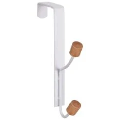 B&M Wood Double Over The Door Hooks 2pk -Cozy Living Home Store 393905 2pk wood double over the door hooks 3