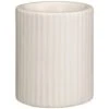 B&M Ribbed Tealight Holder - Cream -Cozy Living Home Store 394331 tealight holder