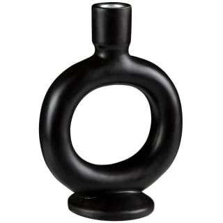 B&M Round Candle Holder - Black 3 B&M Round Candle Holder - Black