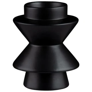 B&M Eden Life Ceramic Candle Holder - Black 3 B&M Eden Life Ceramic Candle Holder - Black
