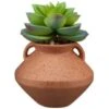 B&M Small Succulent Vase - Orange 2 B&M Small Succulent Vase - Orange -Cozy Living Home Store 394662 small vase succulent orange